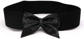 img 1 attached to 💎 Elegant Rhinestone Elastic Waistbands: Perfect Wedding Women's Accessories for Belts