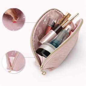 img 1 attached to 💼 LIGHT FLIGHT 4 in 1 Makeup Bag for Women - Organize Cosmetics & Toiletries During Travel!