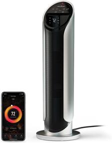 img 3 attached to 🔥 Atomi Smart WiFi Ceramic Tower Space Heater – 3rd Gen.: Efficient 1500W Heating, Wide Oscillation, 750 sq-ft Coverage, Tip-Over Safety, Alexa & Google Assistant Compatible