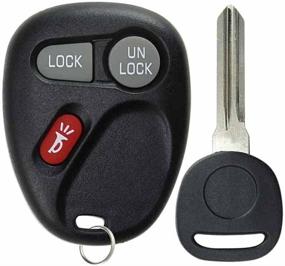 img 2 attached to 🔑 Enhanced KeylessOption Key Fob and Replacement Key for 15732803: Advanced Remote Car Key Entry