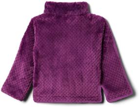 img 1 attached to 🔥 Columbia Girls' Sherpa Half Zip Sweater with Fire Side Warmth