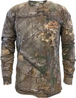 stay comfortable in style with the staghorn long sleeve shirt realtree original men's clothing logo