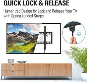 img 1 attached to 📺 Advanced Tilting TV Wall Mount with Full Tilt Extension for 42-70 Inch TVs - Extends up to 7 inches, Max Tilt for Your TV, Fits 16-24 Inch Studs - VESA 600x400mm - Mounting Dream MD2104