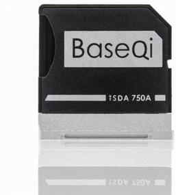 img 4 attached to 💾 Адаптер BASEQI из алюминия для microSD для Dell XPS 15 (Модель 9550) - Бесшовное расширение хранилища для версии 2016.