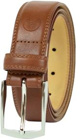img 4 attached to Stylish Weatherproof Cognac Silver Single Buckle: Stay Protected in Any Climate