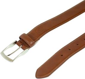img 1 attached to Stylish Weatherproof Cognac Silver Single Buckle: Stay Protected in Any Climate