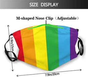img 3 attached to Rainbow Pride Reusable Filters Balaclava