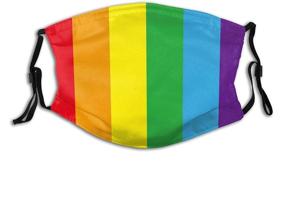 img 4 attached to Rainbow Pride Reusable Filters Balaclava