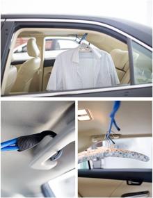 img 1 attached to 🔗 48-Inch Blue/Black Micagos Bungee Cord with Extra Wide Opening Steel Hooks - Enhanced for SEO