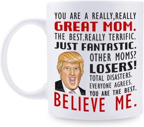 img 4 attached to 🏻 Donald Trump Mug for Mom: A Great Mom Gift from Daughter/Son/Husband - Novelty Coffee Mug for Mother's Day/Birthday/Christmas 11 Oz