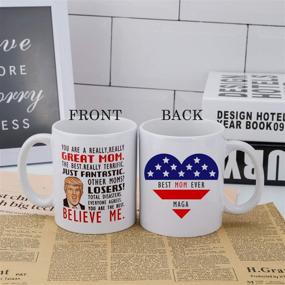 img 2 attached to 🏻 Donald Trump Mug for Mom: A Great Mom Gift from Daughter/Son/Husband - Novelty Coffee Mug for Mother's Day/Birthday/Christmas 11 Oz