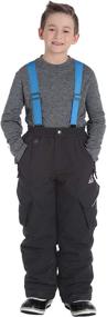 img 4 attached to Gerry Performance Pants 👖 Boys' Clothing with Detachable Suspenders