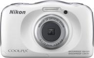 nikon coolpix s33 white 💦 waterproof digital camera (discontinued by manufacturer) logo
