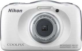 img 4 attached to Nikon COOLPIX S33 White 💦 Waterproof Digital Camera (Discontinued by Manufacturer)