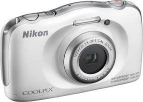 img 1 attached to Nikon COOLPIX S33 White 💦 Waterproof Digital Camera (Discontinued by Manufacturer)