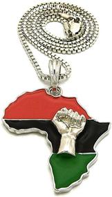 img 3 attached to 🌍 GWOOD African Africa Pendant Necklace: Stylish Boys' Jewelry with a Touch of Africa