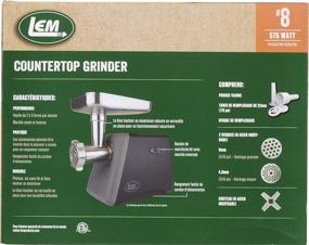 img 2 attached to 🔪 LEM Products 1224 #8 Countertop Grinder: Efficient Grinding Power for Home and Kitchen Use