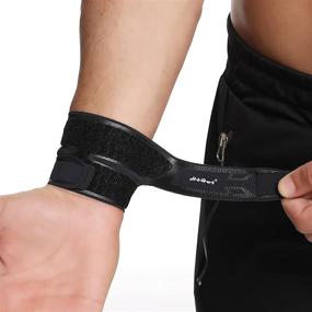 img 3 attached to HiRui Ultra Thin Compression Weightlifting Tendonitis