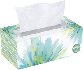 img 1 attached to 🧻 Kleenex Soothing Lotion Facial Tissues - Rectangular Box with 110 Tissues