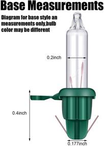 img 3 attached to 🎄 240 Multi Replacement Bulbs Christmas Lights - Indoor/Outdoor Wire Xmas Light Set Decorations, 2.5V (Clear, 240 Pieces)