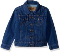 👕 prewash boys' wrangler western denim jacket - apparel for jackets & coats logo