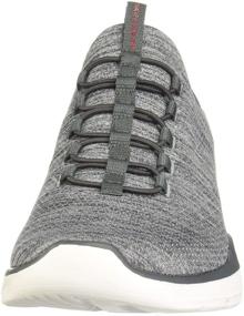 img 3 attached to Skechers Equalizer Emrick Charcoal Men's Athletic Shoes