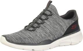 img 4 attached to Skechers Equalizer Emrick Charcoal Men's Athletic Shoes