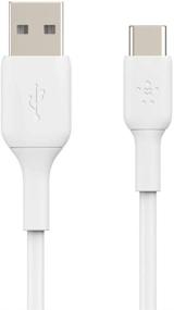 img 2 attached to 🔌 Belkin USB-C Cable: Boost Charge USB-C to USB Cable, 6ft/2m White (Model: CAB001bt2MWH)