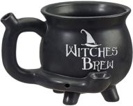 🧙 master mugs fashion craft black 12oz cauldron witches brew mug - 1 count (pack of 1) logo