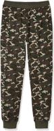 👖 boys' clothing: kid nation heather camouflage sweatpants logo