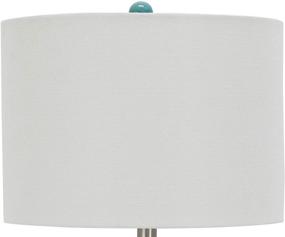 img 1 attached to Stylish and Vibrant Décor Therapy TL17303 Table Lamp in Teal - 14x14x26.5 inches