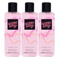 💃 discover the eau so sexy fragrance mist trio by victoria's secret - 3 bottles at 8.4 fl oz each logo