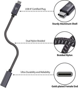 img 3 attached to 🔌 Faracent USB-удлинитель Type C (3,3 фута / 1м) | USB 3.1 (10 Гбит / с) USB-удлинитель с разъемом Type C М на разъем Type C Ж для iPad Mini 2021, M1 MacBook Pro Air, iPad Pro, Dell XPS, Surface Book и других устройств | Зарядка и синхронизация