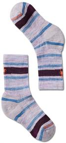 img 1 attached to 🧦 Smartwool Hike Light Striped Crew Sock - Youth: High-Performance Footwear for Young Adventurers