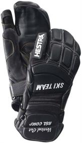 img 1 attached to Hestra Vertical 3 Finger Glove Black