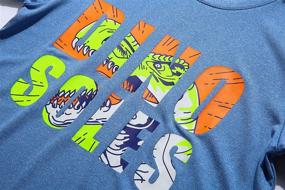 img 3 attached to 🦖 Dry and Breathable Boys Dinosaur Shirts by Ovovod - Tops, Tees & Shirts