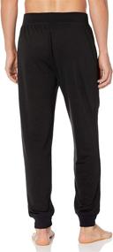 img 2 attached to IZOD Jogger Sleep Pants Black Men's Clothing