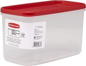 img 3 attached to 📦 Convenient and Spacious Rubbermaid 10-Cup Dry Food Container Set (Set of 3) - Clear