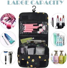 img 3 attached to Portable Toiletry Waterproof Organizer Cosmetic Travel Accessories and Cosmetic Cases