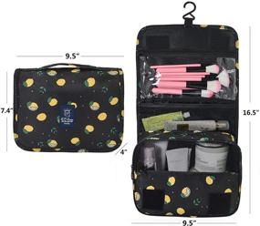 img 2 attached to Portable Toiletry Waterproof Organizer Cosmetic Travel Accessories and Cosmetic Cases