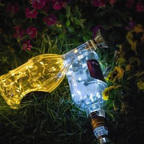 img 1 attached to 🍷 VOOKRY Solar Wine Bottle Lights: 8 Pack Fairy Lights String for Party, Christmas, Wedding Decorations (Cool White)