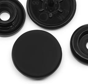 img 3 attached to 🔘 Dritz Plastic Snaps Round Black Size 20 12-Count: Reliable and Versatile Fasteners for Crafts and Sewing Projects