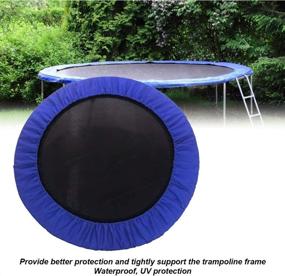 img 2 attached to Waterproof Trampoline Replacement Safety Pad with 3-Layer Shock Absorbent Surround Spring Cover - Available in Multiple Sizes for Outdoor Use