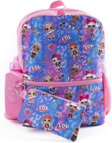 img 4 attached to LOL Surprise Backpack Set Girls