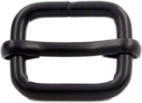 img 1 attached to 🔧 BIKICOCO 0.625 Inch Slide Adjuster Buckle Tri-Glides with Adjustable Center Bar, Ideal for Straps and Webbing