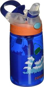 img 2 attached to 💧 Blue Contigo Gizmo Flip Kids Water Bottle with Autospout Straw, 14 oz