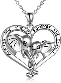 img 4 attached to Infinity Elephant Necklace: A Timeless Gift for Mom, Wife, Grandmother on Mother's Day