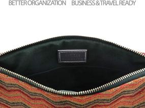 img 1 attached to 👜 Otto Angelino Designer Women’s Bohemian & Fashion Clutch Purse - Slim Yet Spacious Wallet for Money, Cards, Smartphone - Chic & Versatile