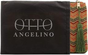 img 2 attached to 👜 Otto Angelino Designer Women’s Bohemian & Fashion Clutch Purse - Slim Yet Spacious Wallet for Money, Cards, Smartphone - Chic & Versatile