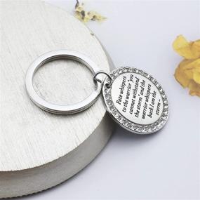 img 1 attached to Encouragement Keychain Whispers Keychain Inspirational